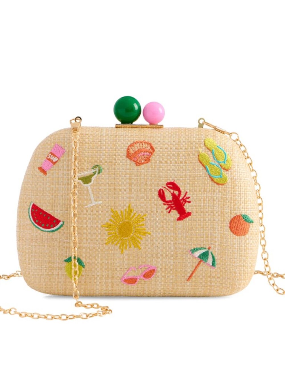 " Shiraleah Calypso Clutch "Brand New/ Tags